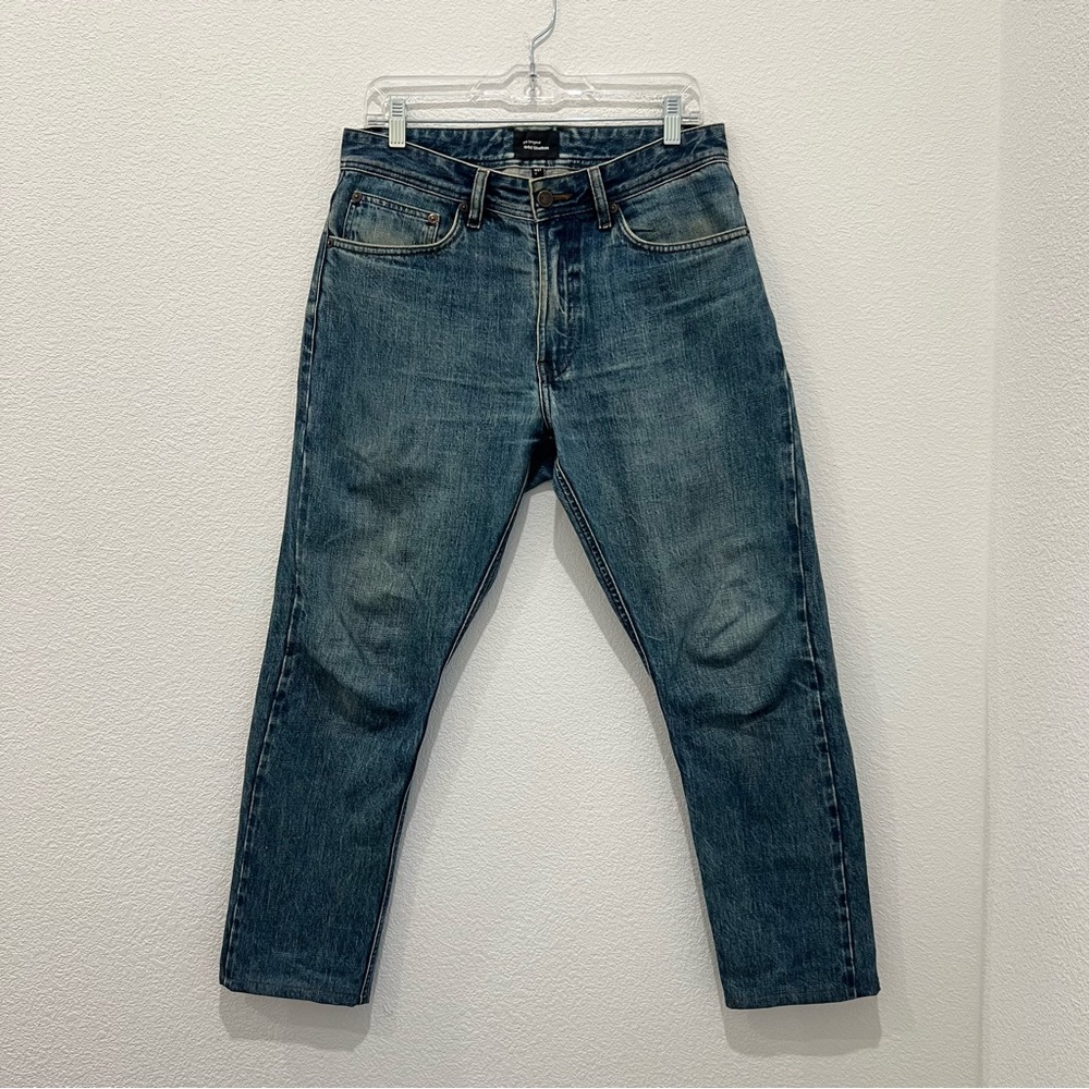 Todd Shelton Mens Pro Original Relax Slim Japanese Selvedge Denim Jeans 31X27